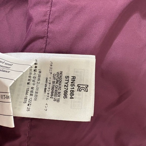 Patagonia Women's Puffer Jacket - Purple - Picture 8 of 8